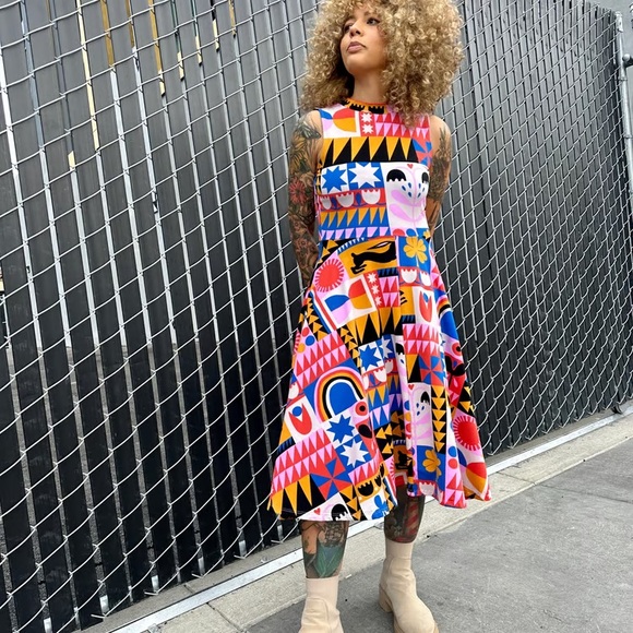 Nooworks Dahlia Dress - Congdon Print - Picture 7 of 7